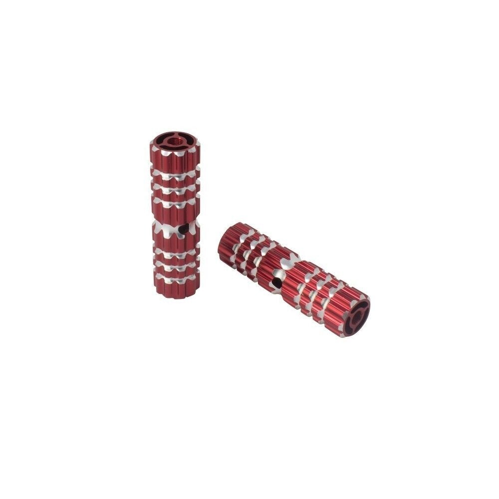 Alloy Bicycle Bike Pegs 661 24/26t W=1.10" I=4 1/2" Red
