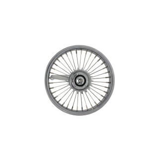 OG lowrider Classic 12" Wheel 36 Spokes Coaster Steel Chrome (Single Wall, 14g Stainless Steel Spokes, 3/8" Axle)