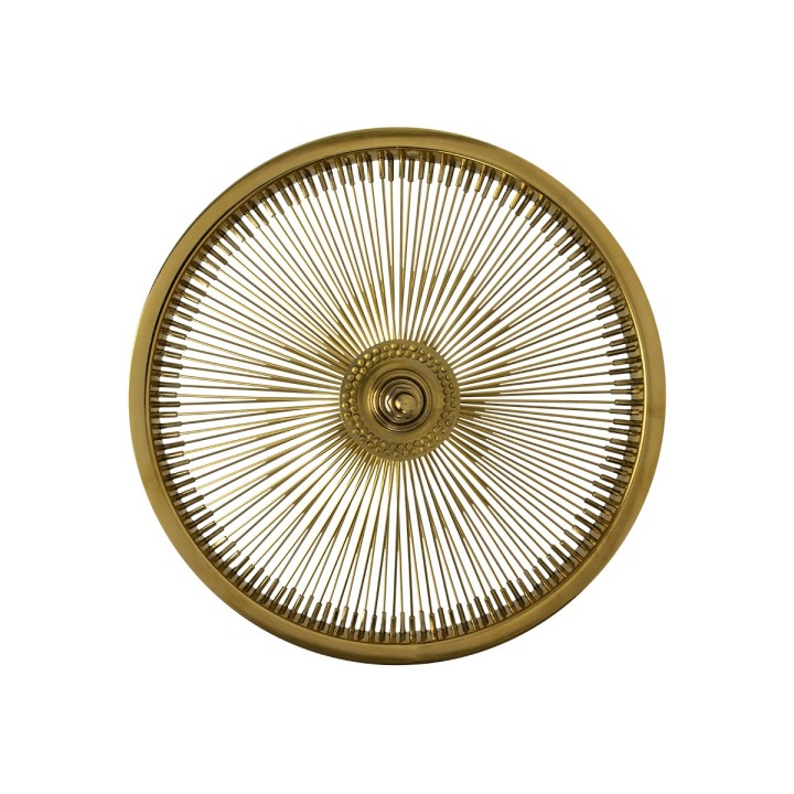 OG lowrider Classic 16" Wheel 144 Spokes Front Steel Gold (Single Wall, 14g Stainless Steel Spokes, 3/8" Axle)