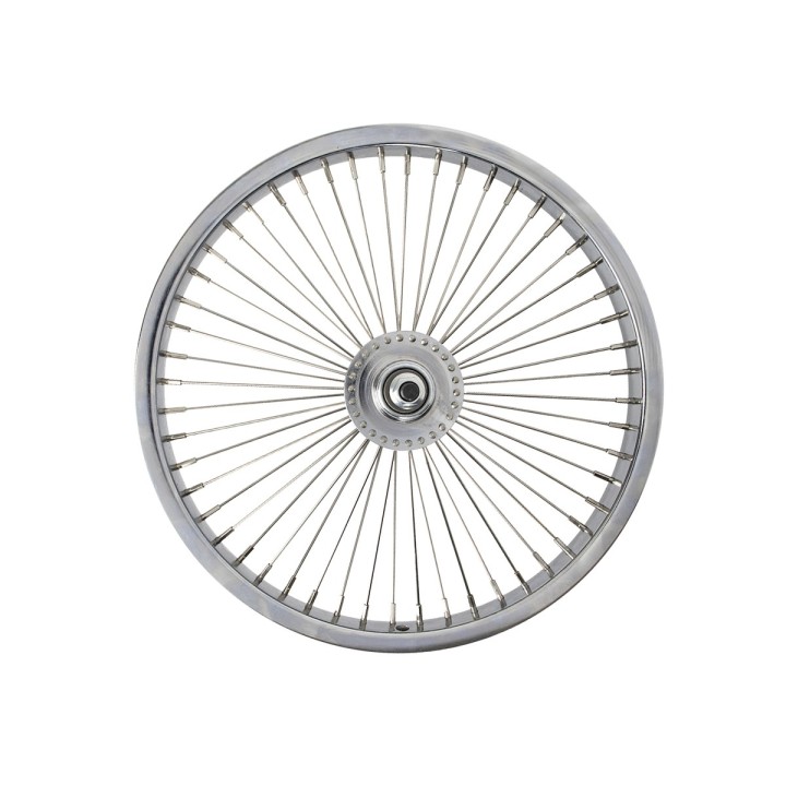 OG Lowrider Classic 16" Wheel Set (Front & Coaster) 52 Spokes (Single Wall, 14g Stainless Steel Spokes, 3/8" Axle) Chrome