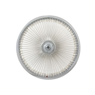 OG lowrider Classic 16" Wheel 144 Spokes Front Steel Chrome (Single Wall, 14g Stainless Steel Spokes, 3/8" Axle)
