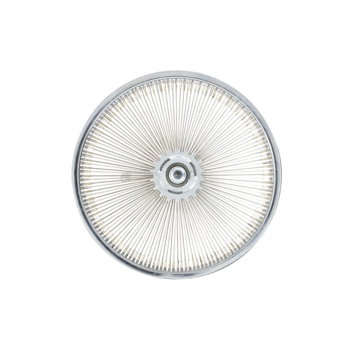 OG lowrider Classic 16" Wheel 144 Spokes Coaster Steel Chrome (Single Wall, 14g Stainless Steel Spokes, 3/8" Axle)