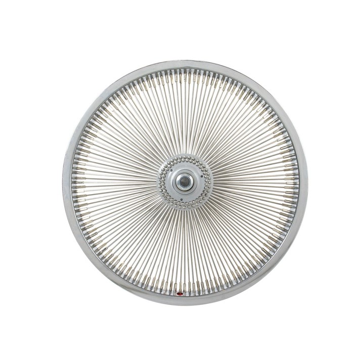 OG Lowrider Classic 16" Wheel Set (Front & Coaster) 144 Spokes (Single Wall, 14g Stainless Steel Spokes, 3/8" Axle) Chrome