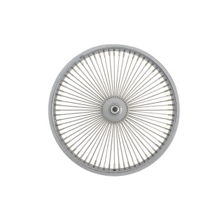 OG lowrider Classic 16" Wheel 72 Spokes Front Steel Chrome (Single Wall, 14g Stainless Steel Spokes, 3/8" Axle)