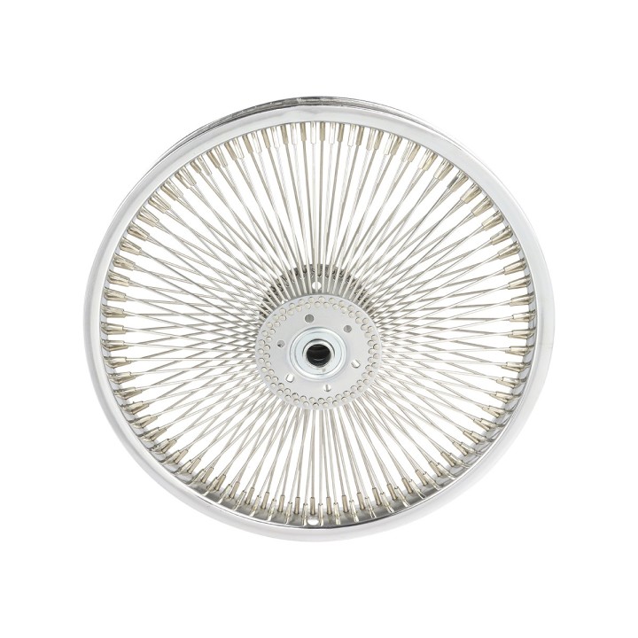 OG lowrider Classic 16" Wheel 144 Spokes 2 x Hollow Hub Steel Chrome (Single Wall, 14g Stainless Steel Spokes, 3/8" Axle)