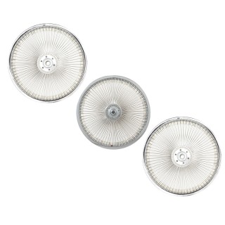 OG Lowrider Classic  16" Wheel Set (Front & 2 x Hollow Hub) 144  Spokes (SingleWall, 14g Steel Spokes, 3/8" Axle) Chrome