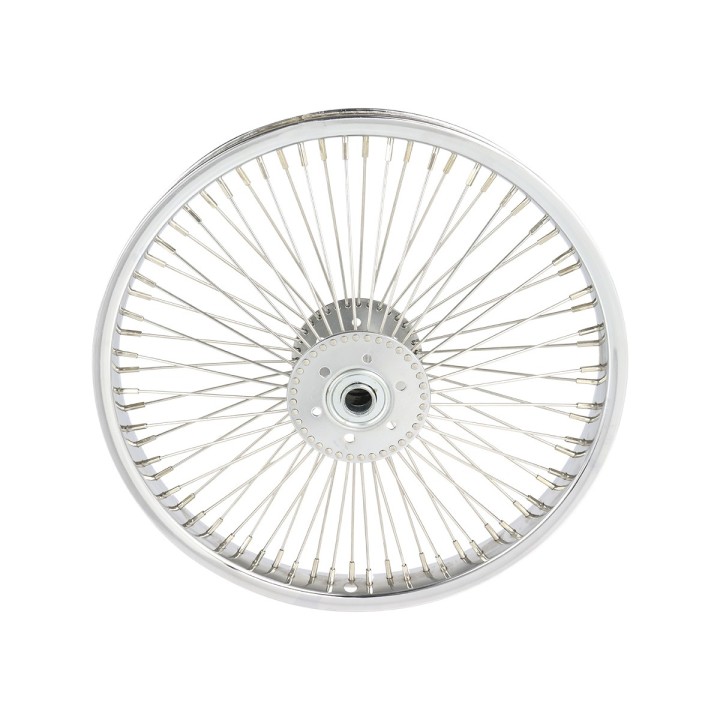 OG lowrider Classic 16" Wheel 72 Spokes 2 x Hollow Hub Steel Chrome (Single Wall, 14g Stainless Steel Spokes, 3/8" Axle)
