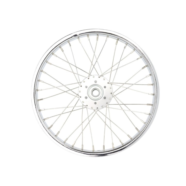 OG lowrider Classic 16" Wheel 36 Spokes 2 x Hollow Hub Steel Chrome (Single Wall, 14g Stainless Steel Spokes, 3/8" Axle)