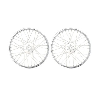 OG lowrider Classic 16" Wheel 36 Spokes 2 x Hollow Hub Steel Chrome (Single Wall, 14g Stainless Steel Spokes, 3/8" Axle)