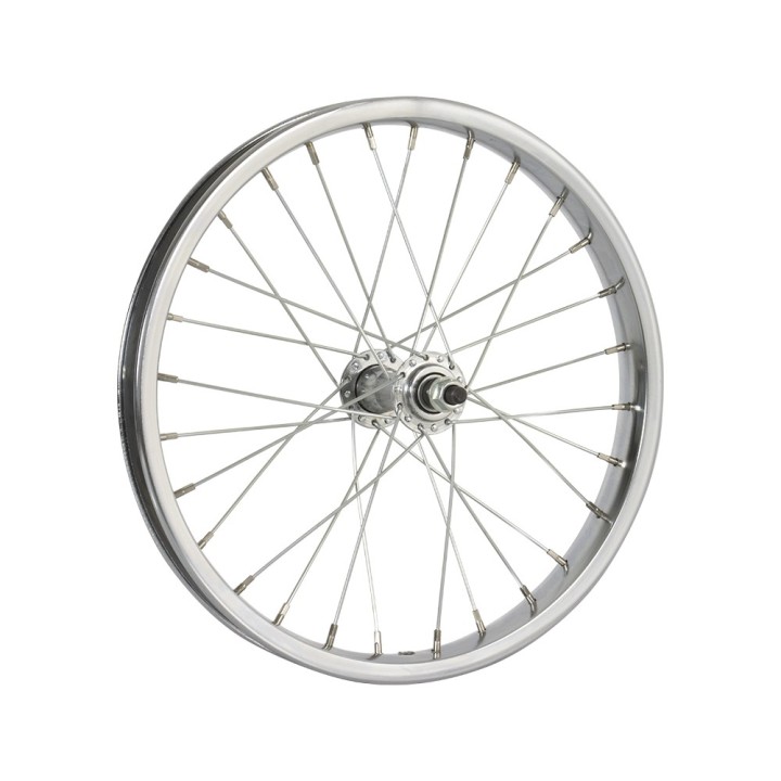 OG Lowrider Classic  16" Wheel Set (Front & 2 x Hollow Hub) 28/36Spokes (Single Wall, 14g Steel Spokes, 3/8" Axle) Chrome