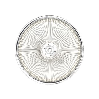 OG lowrider Classic16" Wheel 144 Spokes  Hollow Hub Steel Chrome (Single Wall, 14g Stainless Steel Spokes, 3/8" Axle)