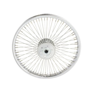 OG Lowrider Classic 16" Wheel 72 Spokes  Hollow Hub Steel Chrome (Single Wall, 14g Stainless Steel Spokes, 3/8" Axle)