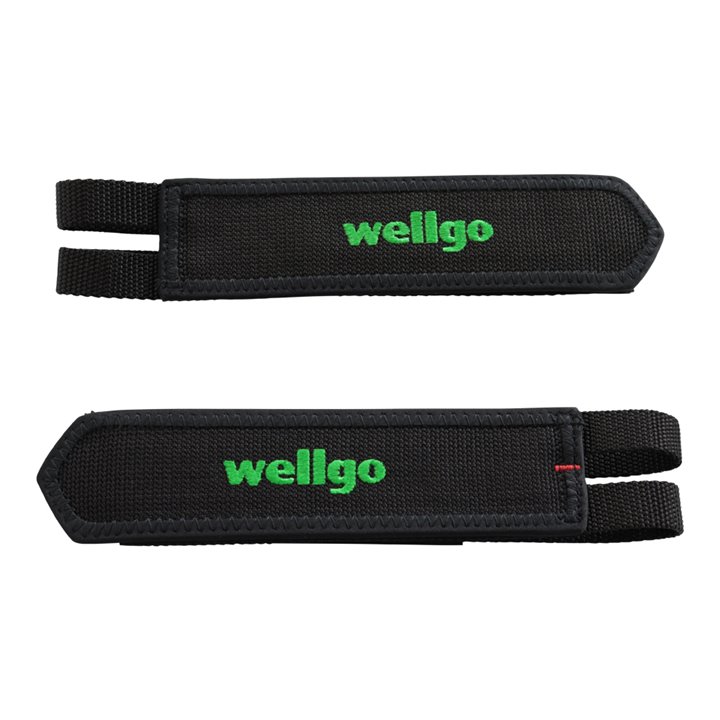 Pedal Straps Wellgo Double Nylon Black/Green