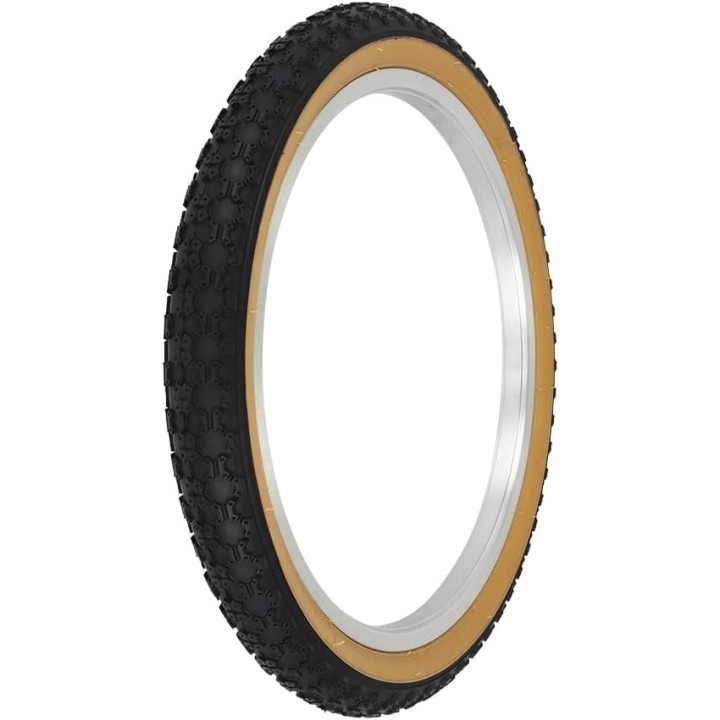 PRO+ Bicycle TIRE 20 x 2.125 Black/Gum SIDEWALL P-104A COMP III Tread