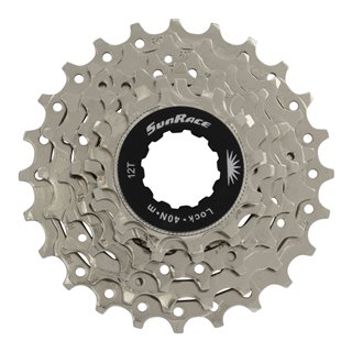 Cassette 7 Speed 12/24T Index Nickel Sun Race CSR63