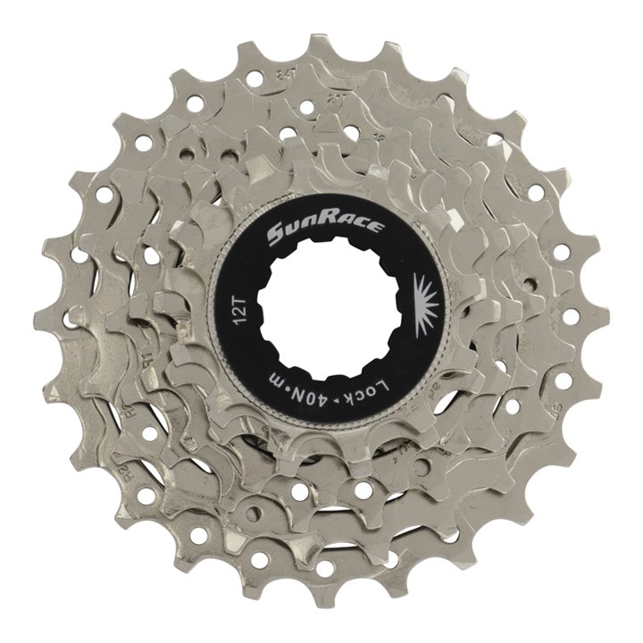 Cassette 7 Speed 12/24T Index Nickel Sun Race CSR63