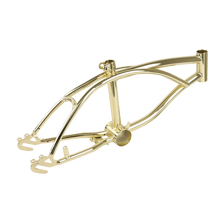 12" Frame Lowrider Gold