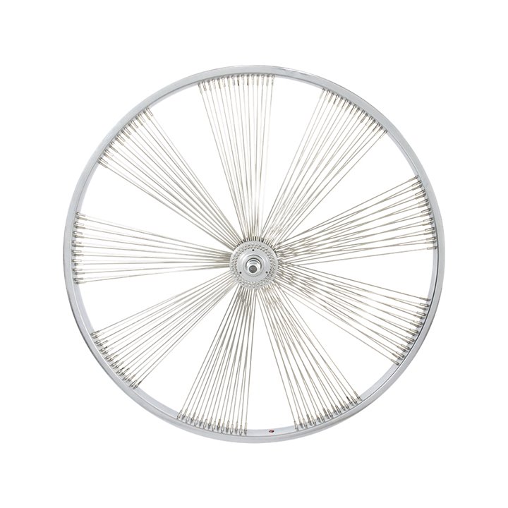 Wheel 26" x 1.75" 36 Spoke Coaster Alloy Silver (Single Wall, 14g UCP Spokes, 3/8" Axle)