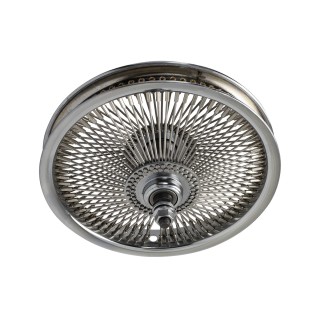 Wheel 12" 144 Spoke Front Steel Chrome (Single Wall, 14g Stainless Spokes, 3/8" Axle)