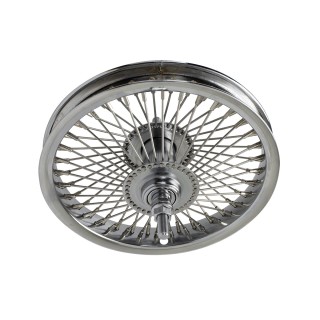 Lowrider Bike Wheel 12" 144 Spoke Front Steel Chrome (Single Wall, 14g Stainless Spokes, 3/8" Axle)