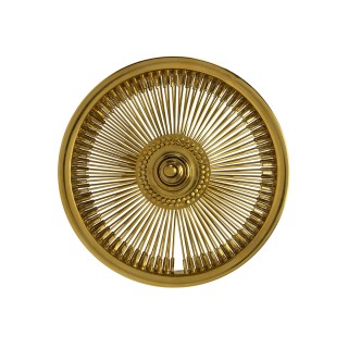 OG Lowrider Wheel 12" 144 Spoke Front Steel Gold (Single Wall, 14g Stainless Spokes, 3/8" Axle)