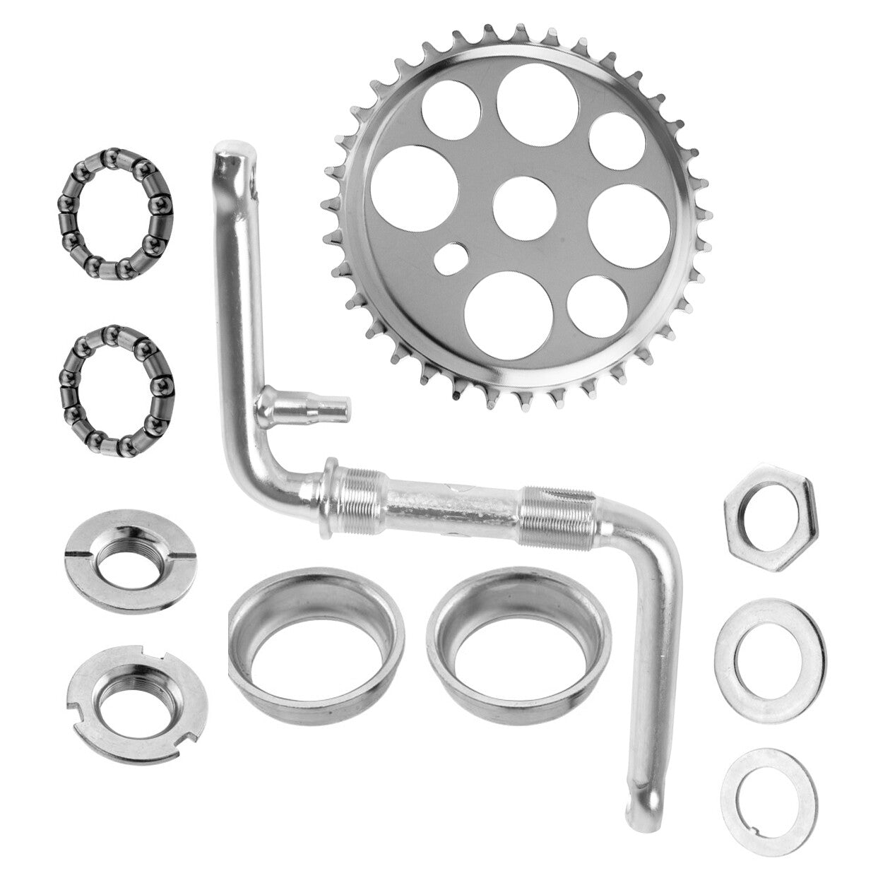 20" OG Lowrider Crank Package 36t Sprocket, 4" Crank & Bottom Bracket Set