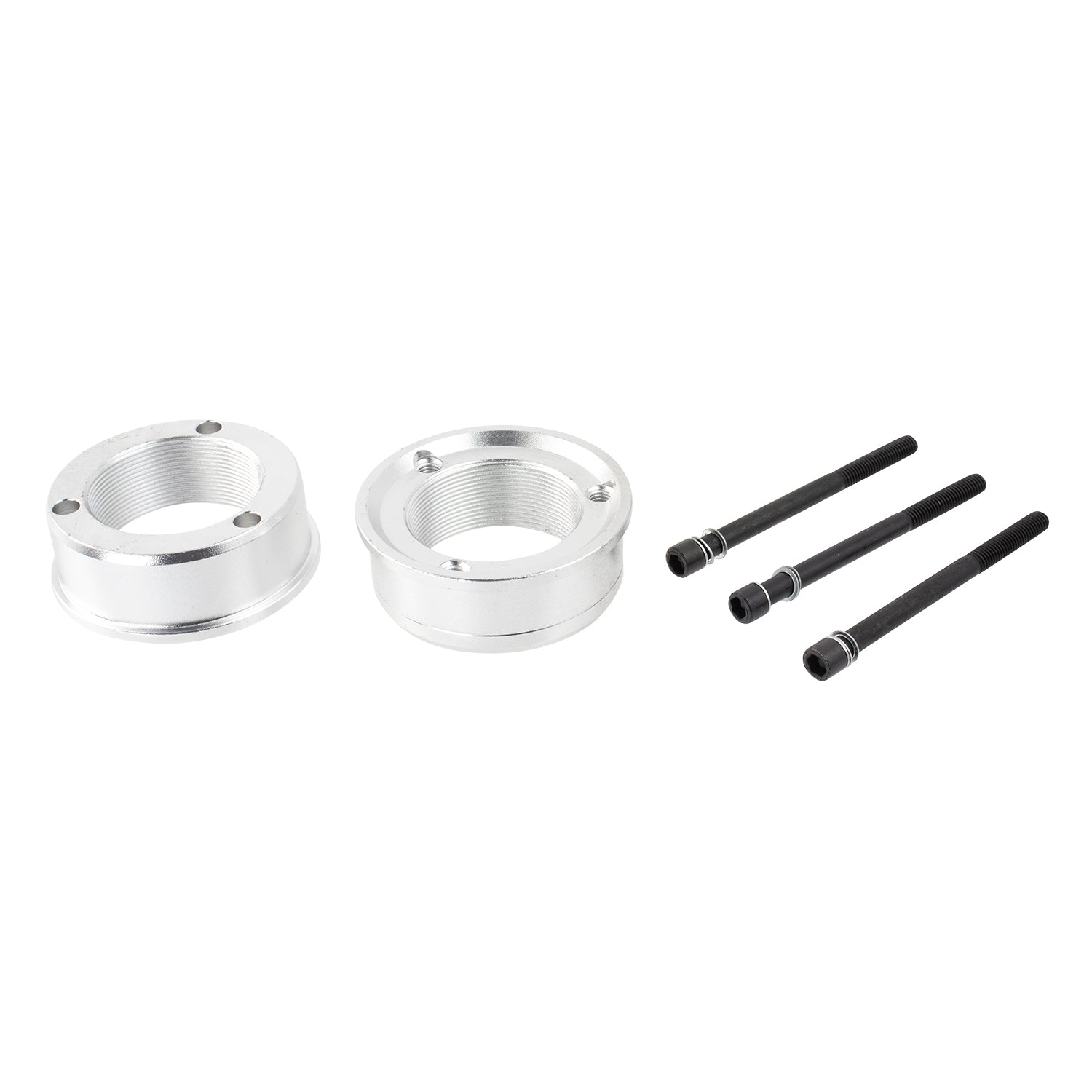 PRO+ Bottom Bracket Conversion Kit Adaptor 68mm American To Euro Cruiser Silver