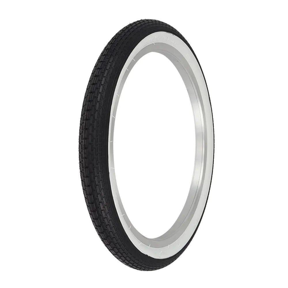 Bicycle Tire 20" x 2.125" P-1195 Small Brick Black/White Sidewall