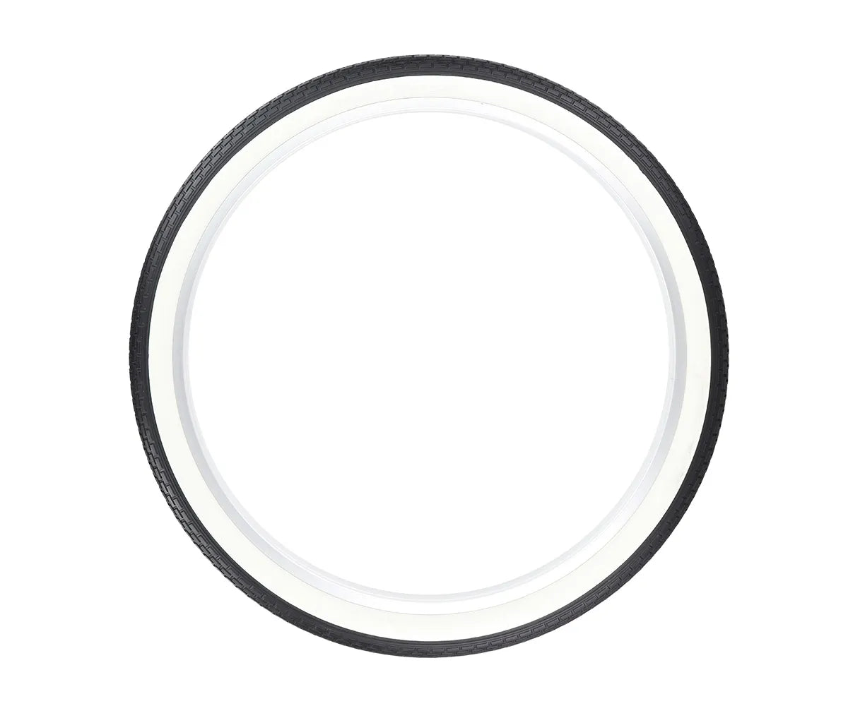 White WALL Fenix Small Brick FAT 26" X 2.30" BEACH CRUISER TIRE