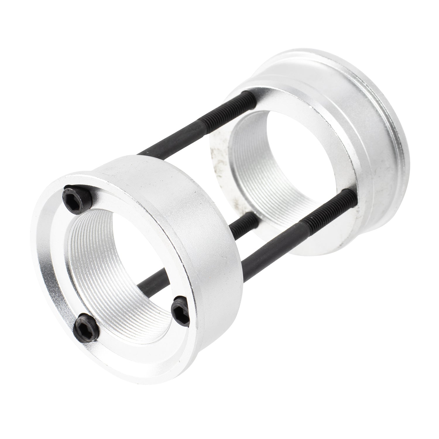 PRO+ Bottom Bracket Conversion Kit Adaptor 68mm American To Euro Cruiser Silver