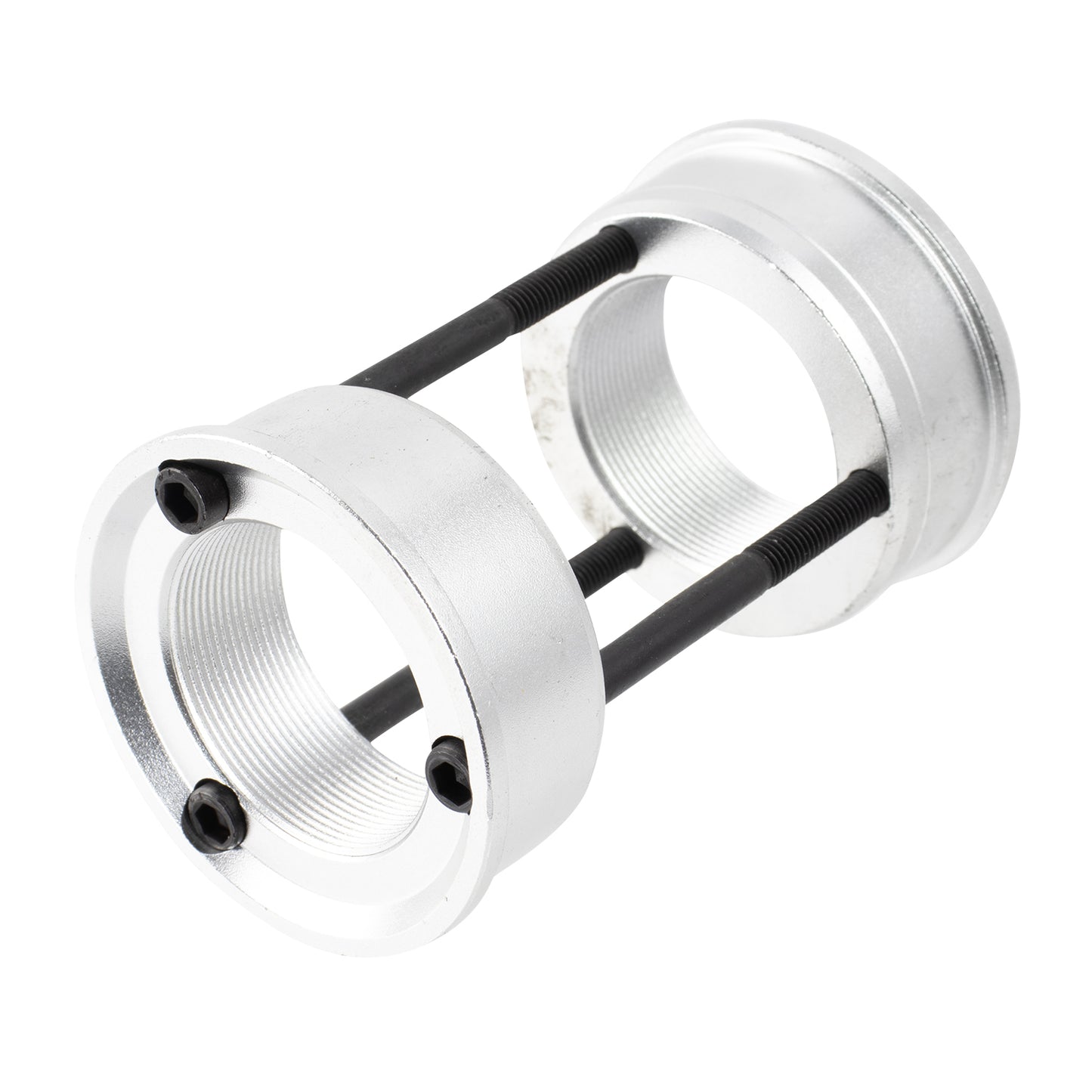 PRO+ Bottom Bracket Conversion Kit Adaptor 68mm American To Euro Cruiser Silver