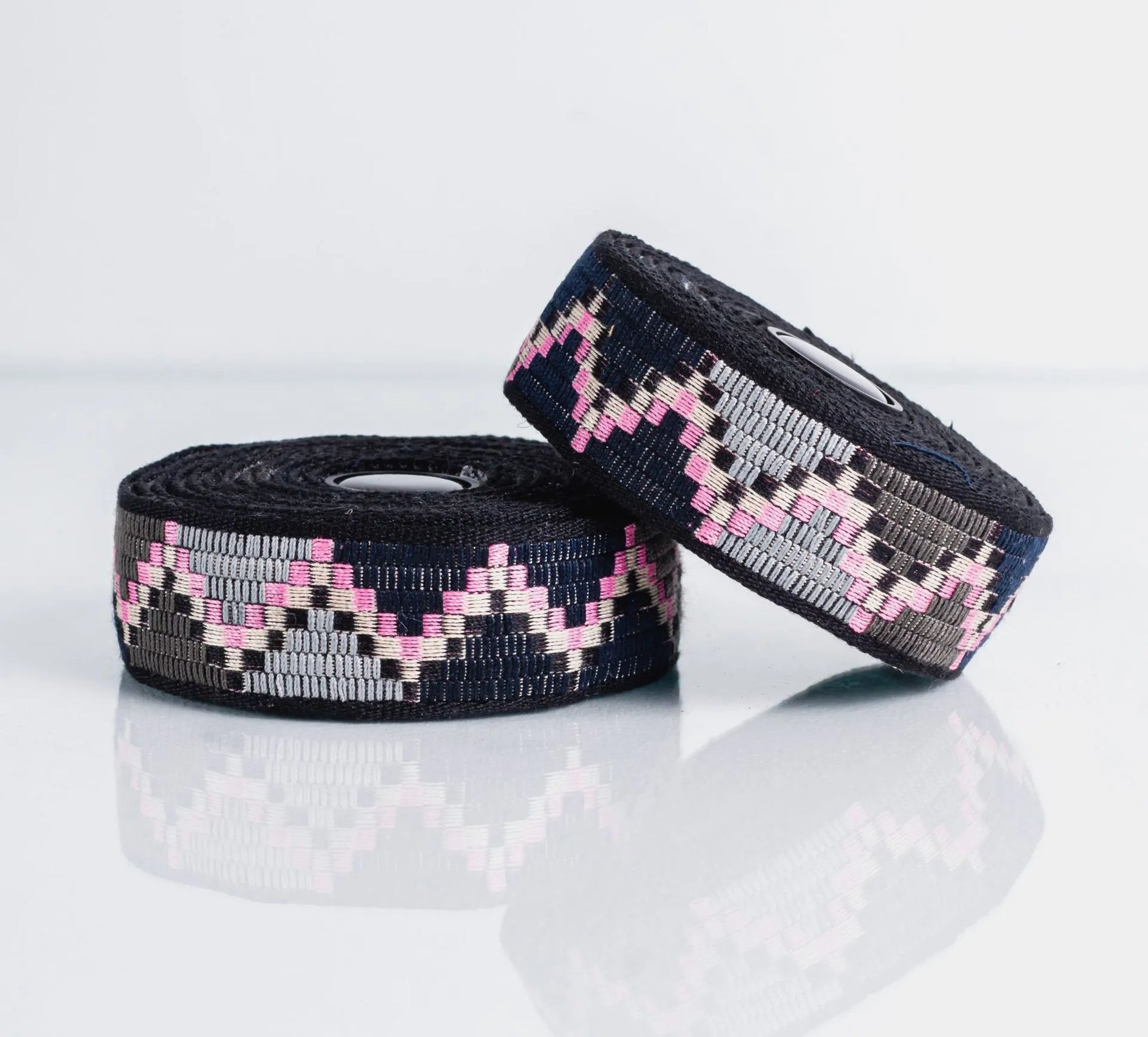 BTP Handlebar Tape Ribbon Jungle Gray Pink BRBN-JUNGLE_GRYPK