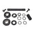 PRO+ Bike Bicycle Bottom Bracket Sealed Bearings US w/8t Spindle Axle Black