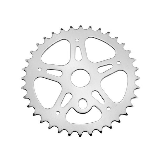OG LOWRIDER STEEL 36T CHAINRING CW-316 1/2 X 1/8 FOR 1PC CRANK CHROME