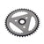 BICYCLE CHAINRING ZT9C 44t 1/2 X 1/8 Chrome LOWRIDER CRUISER BIKE