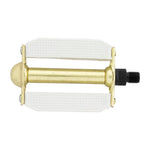 Pedals PVC 507 1/2" Gold/White