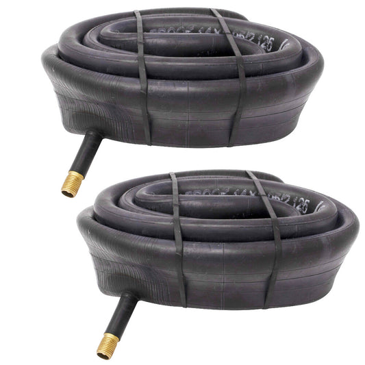 2 HEAVY DUTY THORN RESISTANT PRO+ BIKE TUBE 14" X 1.75"/2.125" 33mm SCHRADER