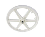 PRO+ BMX GT STYLE MAG Wheel 20" 6 Spoke Front Plastic White (3/8" Axle