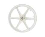 PRO+ BMX GT STYLE MAG Wheel 20" 6 Spoke Front Plastic White (3/8" Axle